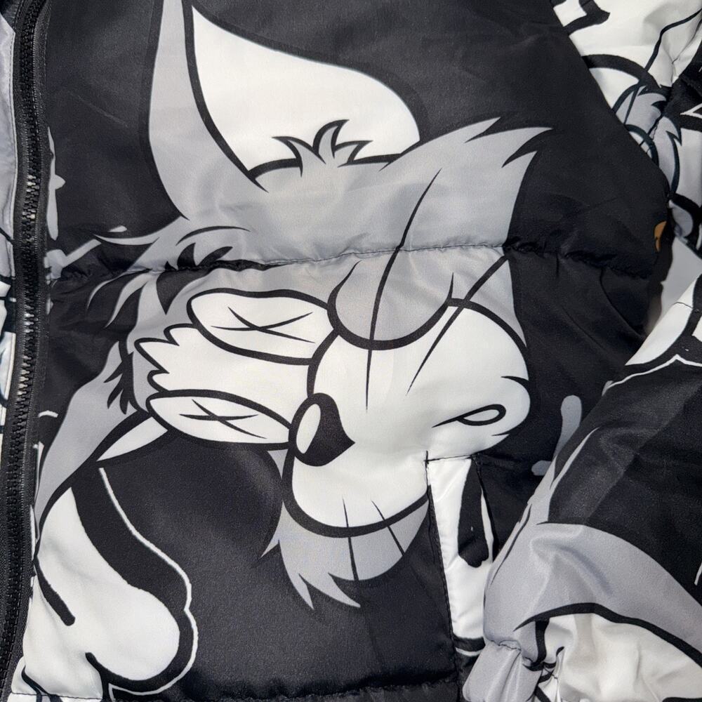 Tom And Jerry Jacket Limited Edition Puffer Jacket Size Large - Picture 2 of 7